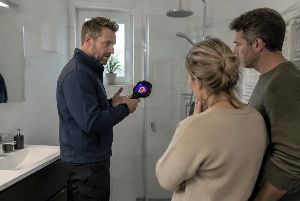 Lekdetectie Kesteren – specialist legt bevindingen uit aan bewoner